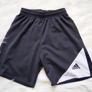 Adidas Climalite Boys Youth Small Black White